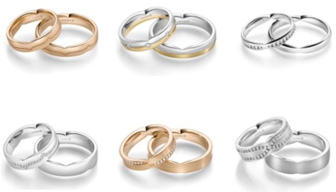 Muestra de anillos Secret Heart